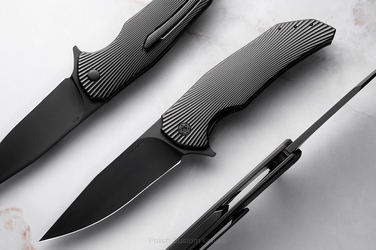 NÓŻ SKŁADANY FOLDER DRAGONFLY #0498 M398 OERLIKON DLC ( C0046 ) HERMAN KNIVES