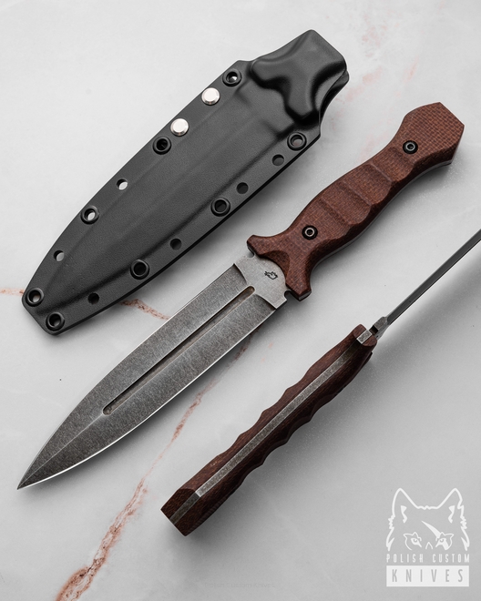 NÓŻ TAKTYCZNY SZTYLET PUNHELO 2 O2 MICARTA RATO KNIVES