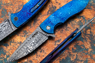 NÓŻ SKŁADANY STING 1 TIMASCUS DAMASTEEL HERMAN