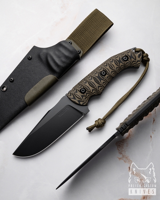NÓŻ SURVIVALOWY TAKTYCZNY SIERRA 3 K720 O2 MICARTA SIMON'S