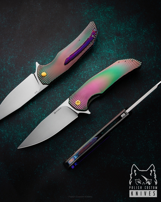 NÓŻ SKŁADANY FOLDER DRAGONFLY #0537 M398 OERLIKON HERMAN KNIVES