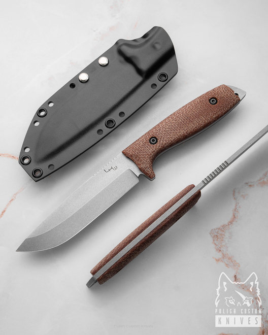 NÓŻ TAKTYCZNY MYŚLIWSKI RAVEN N690 MICARTA LKW KNIVES