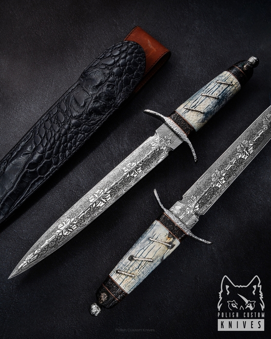 DUŻY NÓŻ KOLEKCJONERSKI ASTAROTH CLAW DAGGER MICHO