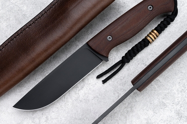 NÓŻ SURVIVALOWY RATEL II MICARTA BRĄZ 1