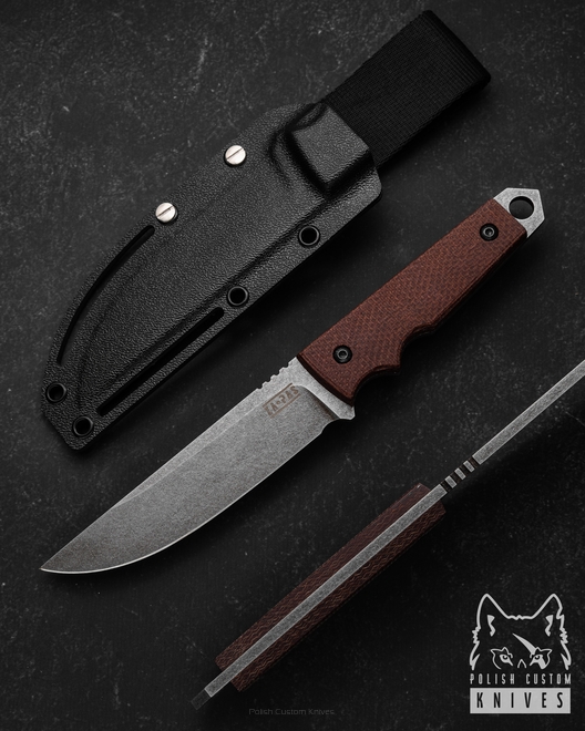 NÓŻ TAKTYCZNY BUSHCRAFTOWY SURVIVALOWY URBAN TACTIC 2 NMV JUTA ACID STONEWASH ZA-PAS